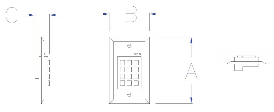 ETG-KP Entry-Guard™ Keypad